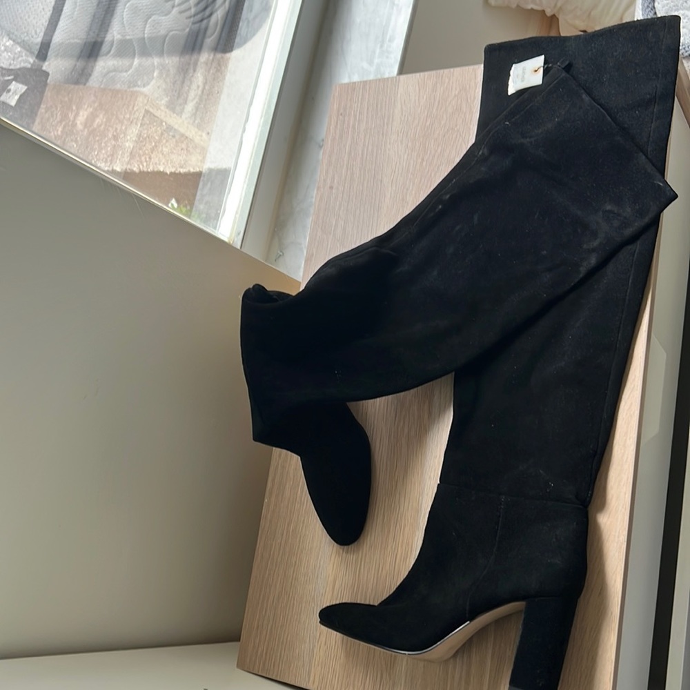 Zara thigh high boots
